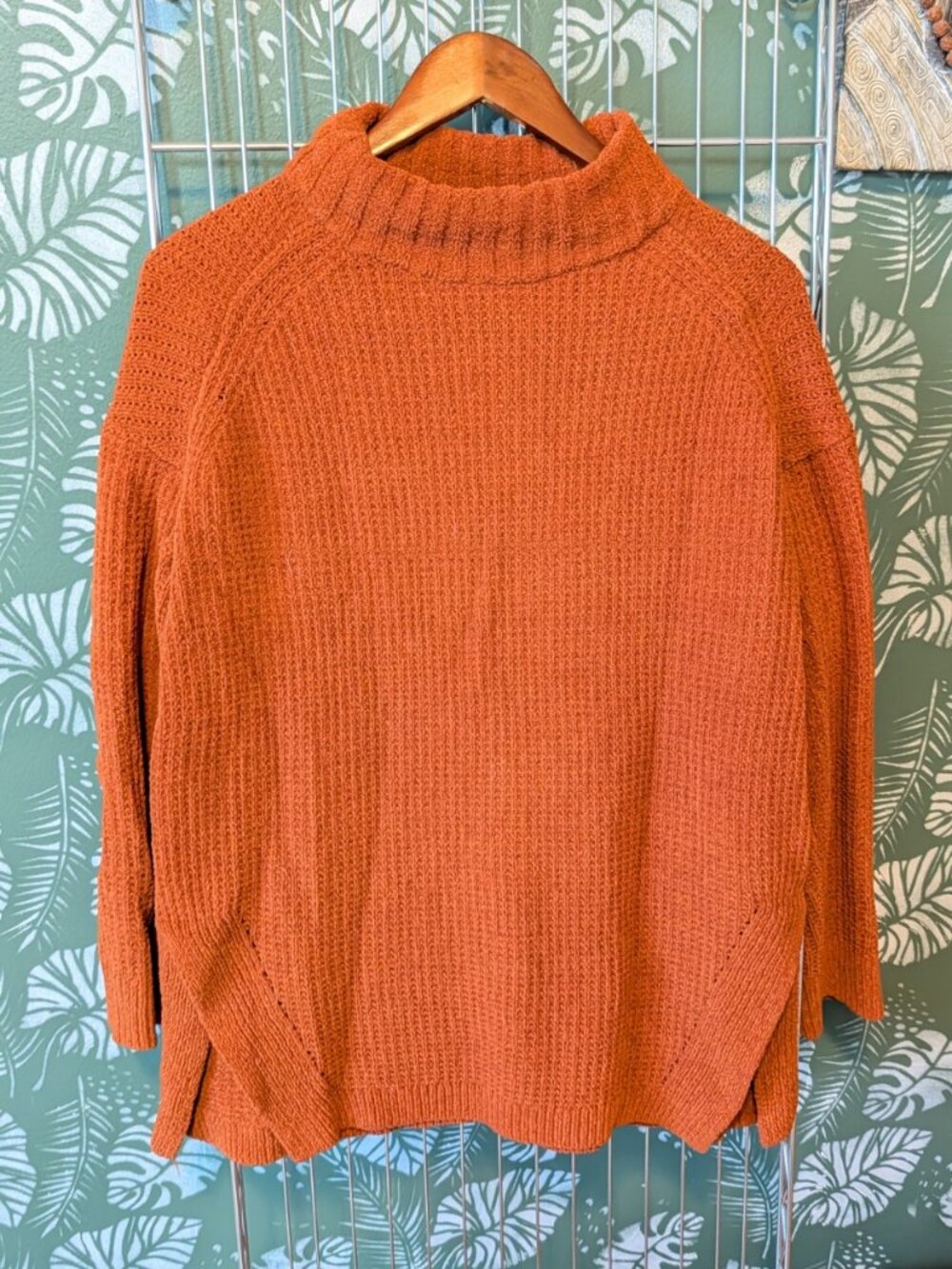 A New Day Rust-Colored Knit Sweater – Size Medium